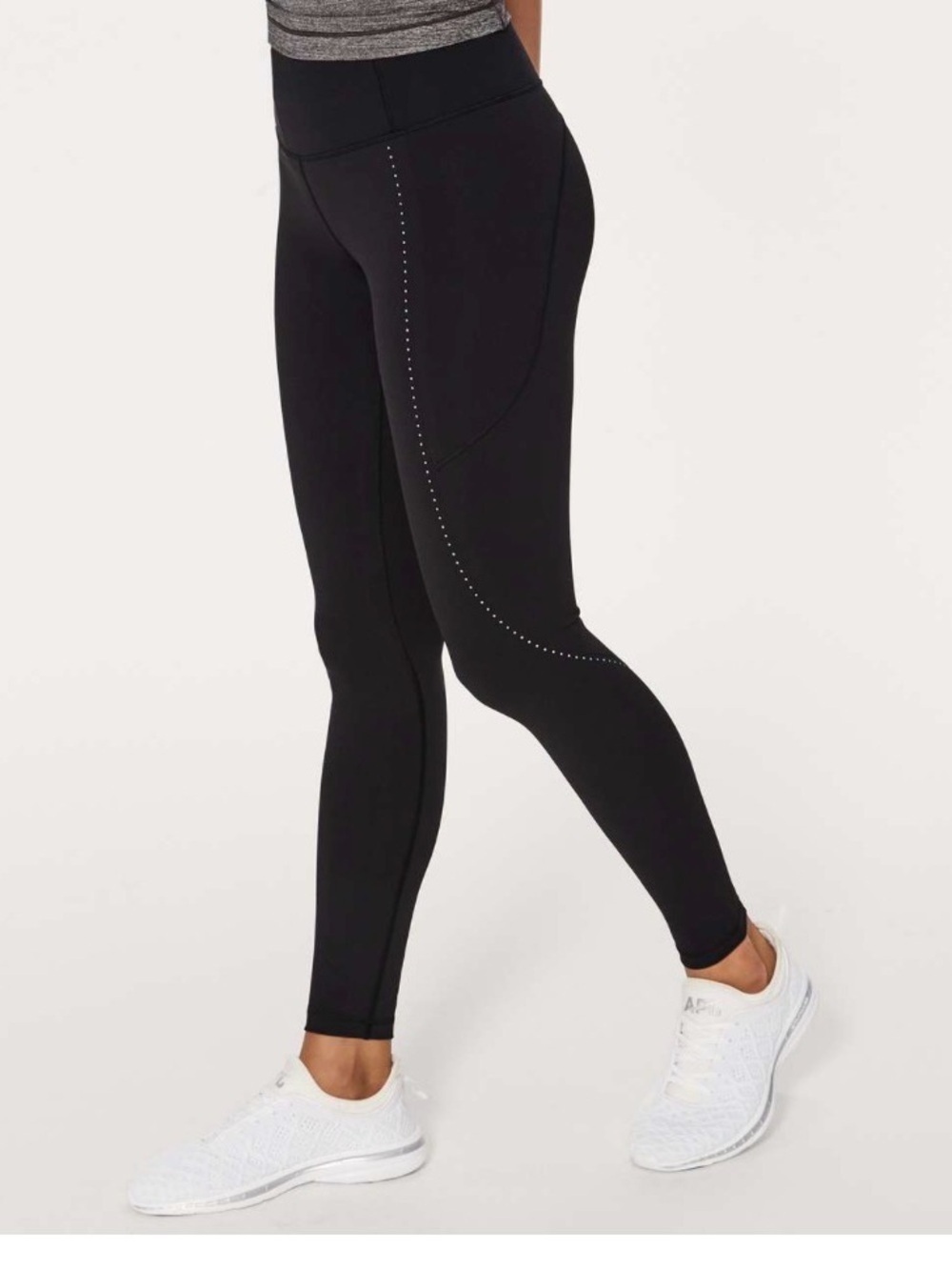 Lululemon | Extra Mile Tight (Reflective
28") | Black | Size: 6